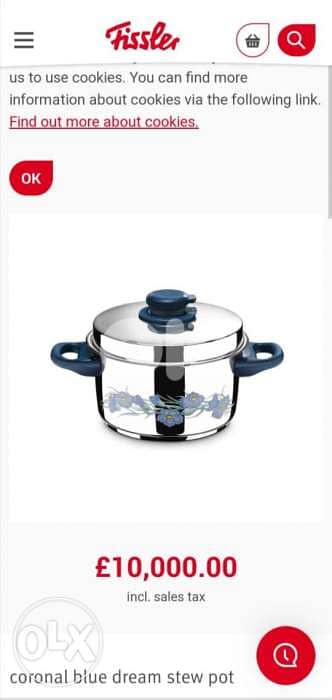 Fissler blue dream set 1