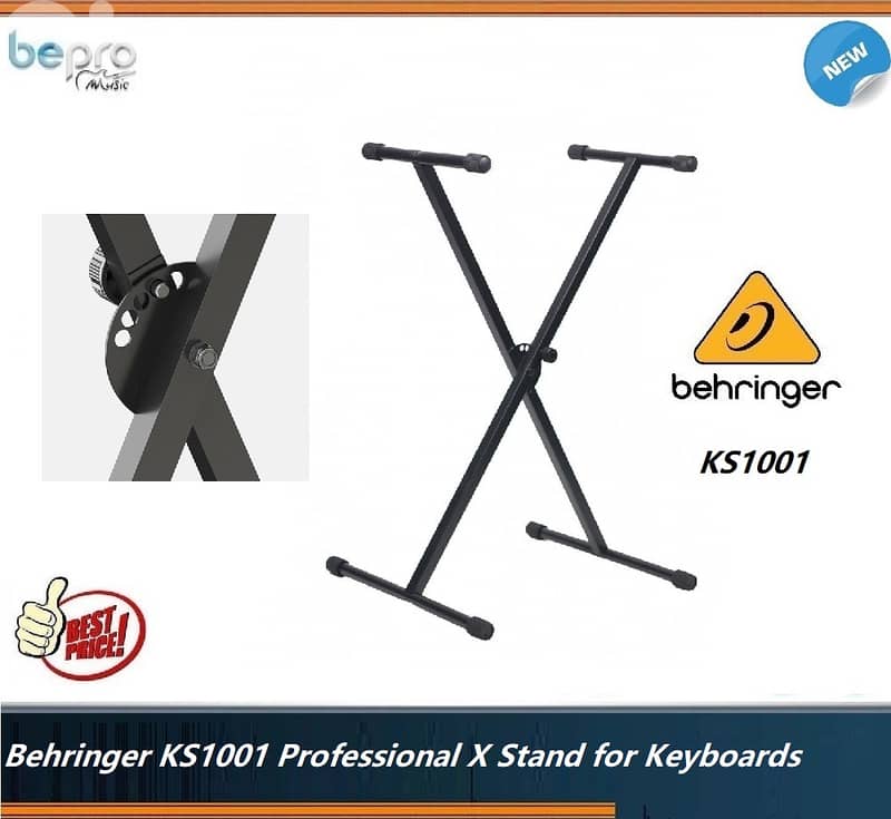 Behringer KS1001 Professional X Stand for Keyboards 0