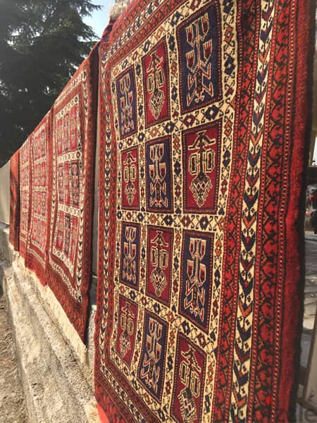 سجادة عجمية. بخارى باب اول. Hand made. 1