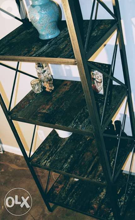 [ Contemporary furniture of industrial steel - bookcase/display racks] 1