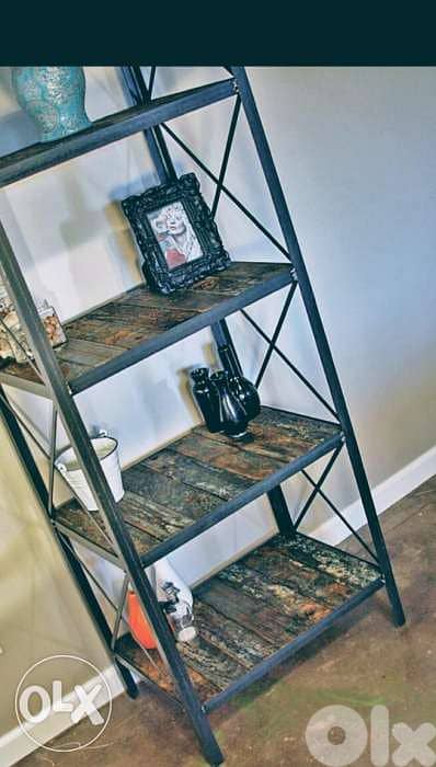 [ Contemporary furniture of industrial steel - bookcase/display racks] 2