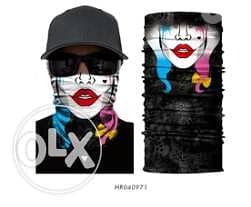 3D Seamless Magic Joker Clown Ghost Scarf Halloween