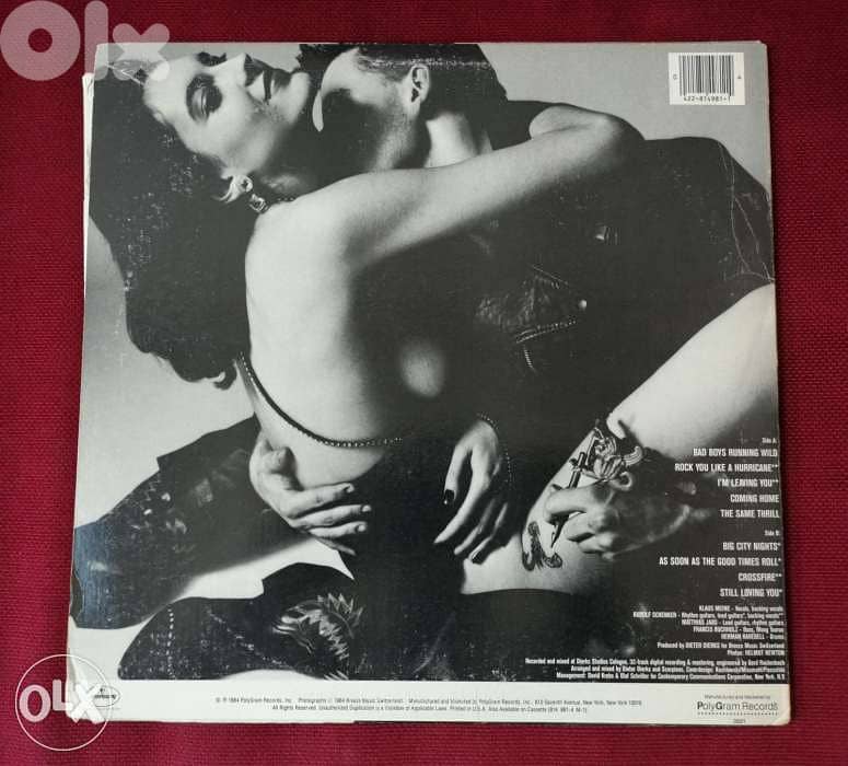 Scorpions - Love At First Sting - Vinyl - 1984 1