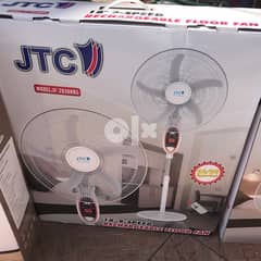 JTC 30 Hours Battery. Rechargeable Fan 0