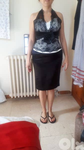 top with skirt size 38 0