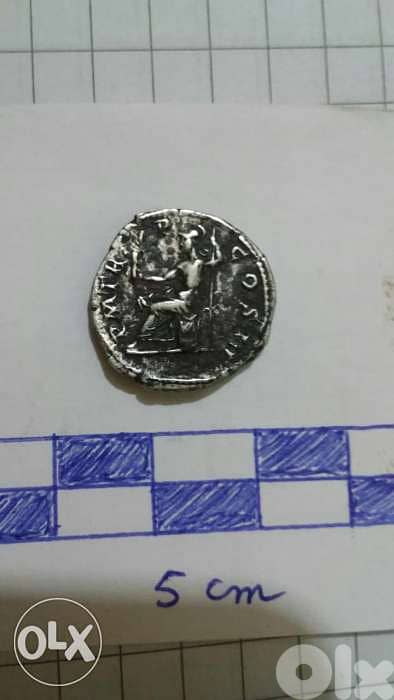 Ancient Roman Silver Coin for Emperor Trajan year 98 AD 1