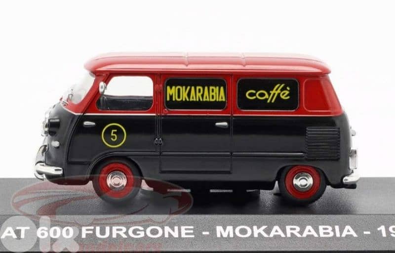 Fiat 600 Van (1958) Mokarabia diecast car model 1:43. 2