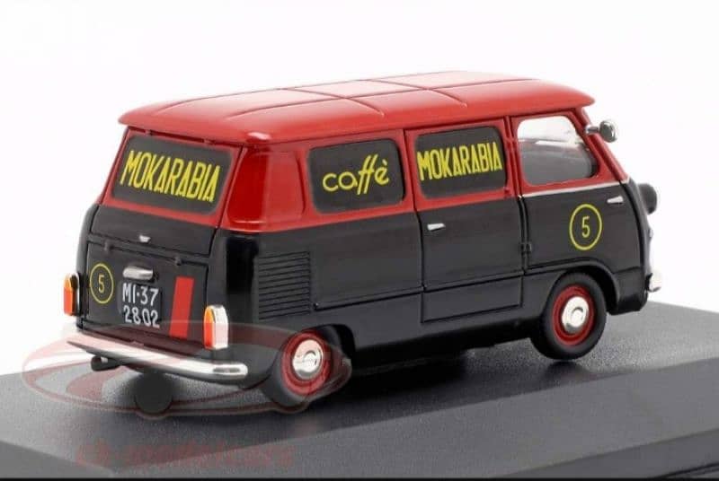 Fiat 600 Van (1958) Mokarabia diecast car model 1:43. 3