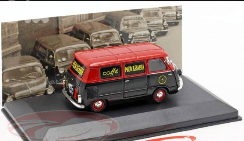 Fiat 600 Van (1958) Mokarabia diecast car model 1:43. 4
