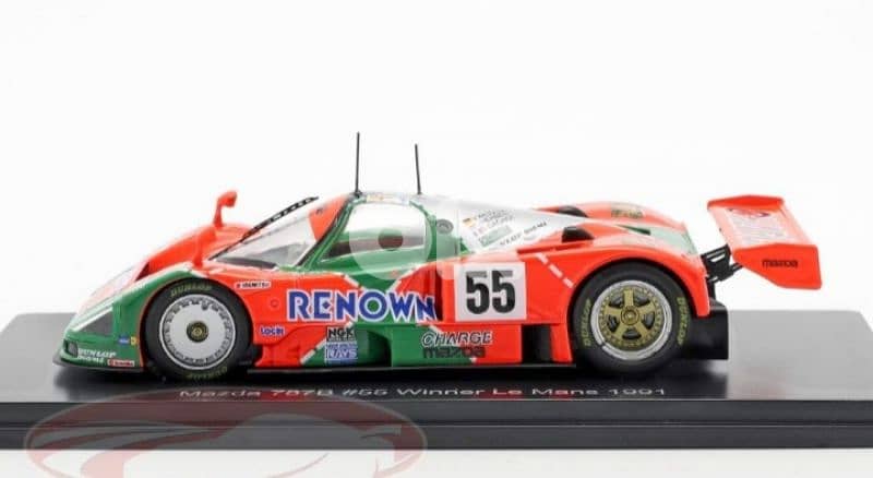 Mazda 787B #55 diecast car model 1:43. 2