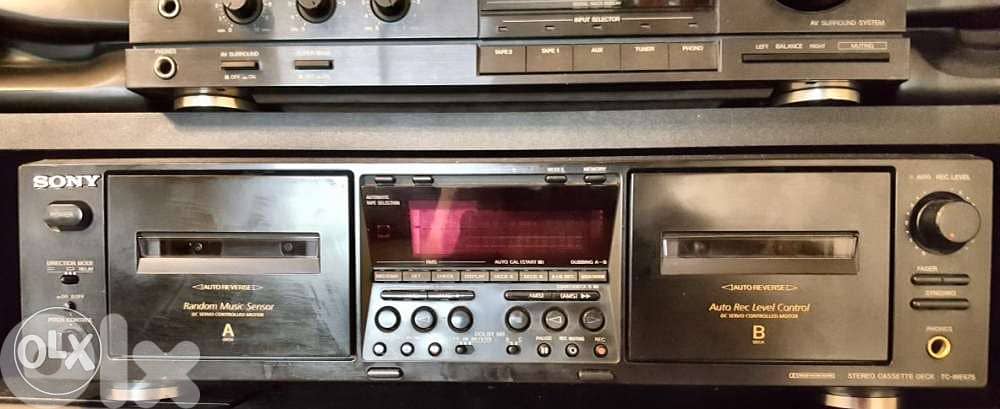 SONY Stereo Double Cassette Dolby Deck TC-WE675 0