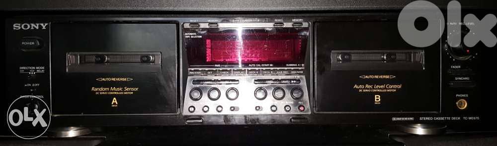 SONY Stereo Double Cassette Dolby Deck TC-WE675 1
