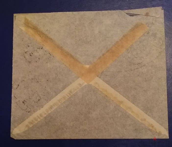 1938 Egyptian Kingdom posted cover to England ظرف بريدي مصري قديم 2
