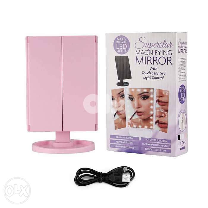 led mirror lighting stand. 3