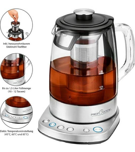 ProfiCook PC-WKS 1167 G, 2in1 tea and water kettle  /4$delivery 1