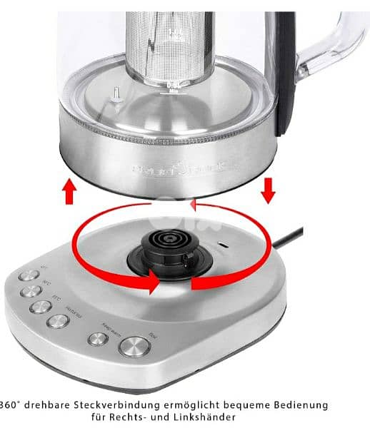 ProfiCook PC-WKS 1167 G, 2in1 tea and water kettle  /4$delivery 3