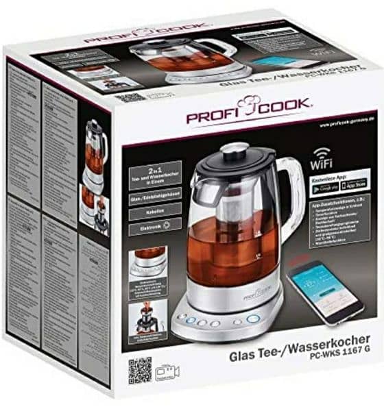 ProfiCook PC-WKS 1167 G, 2in1 tea and water kettle  /4$delivery 4