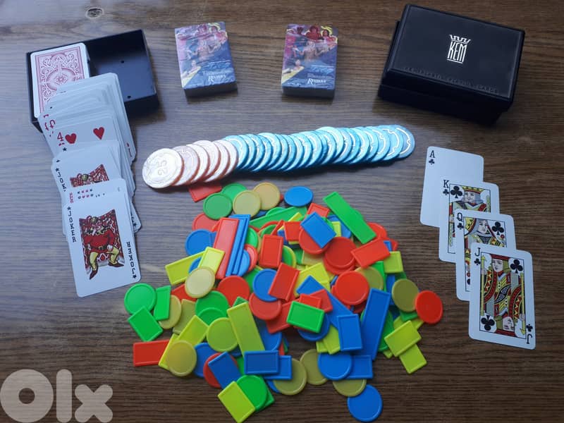 Play cards (KIM brand) with Chips 0