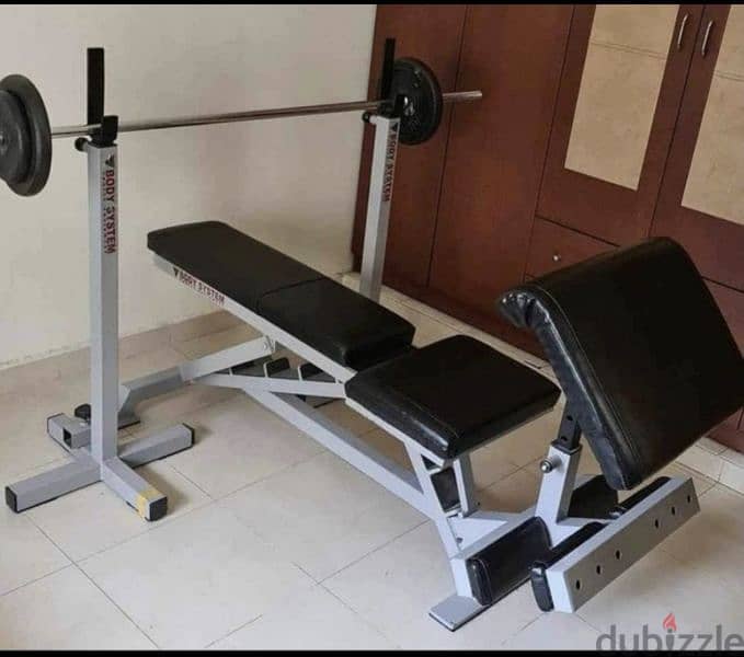 Adjustable Heavy-duty BODYSYSTEM BENCH 03027072 GEO SPORTS 0