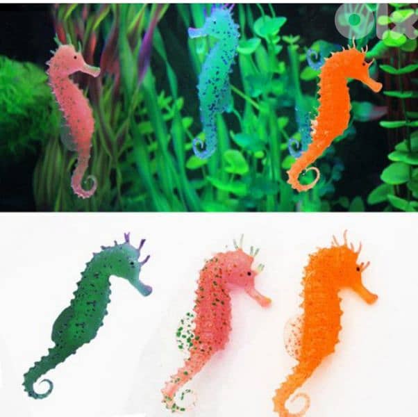 luminous aquarium seahorse 3
