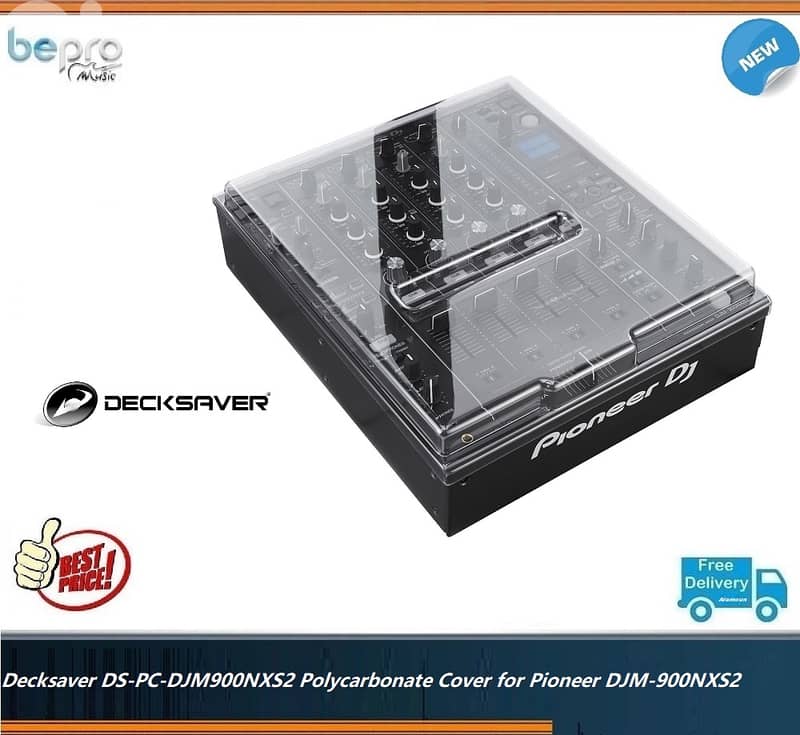 Decksaver DS-PC-DJM900NXS2 Polycarbonate Cover for Pioneer DJM-900NXS2 0