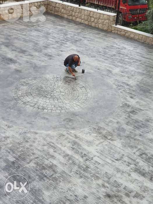 stampede concrete d concrete top crete باطون مطبع 3