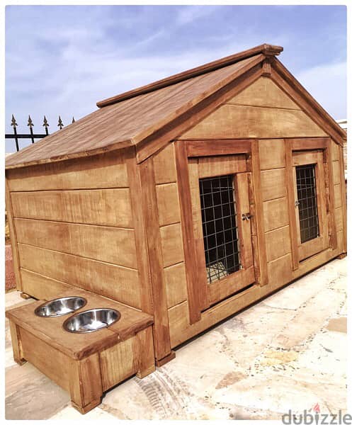 2 in 1  Double House  for 2 Big Dogs 0