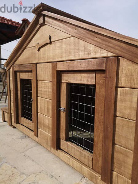 2 in 1  Double House  for 2 Big Dogs 2