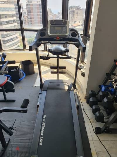 Treadmill FITNESS LINE  like New 150 kg 03027072 GEO SPORTS