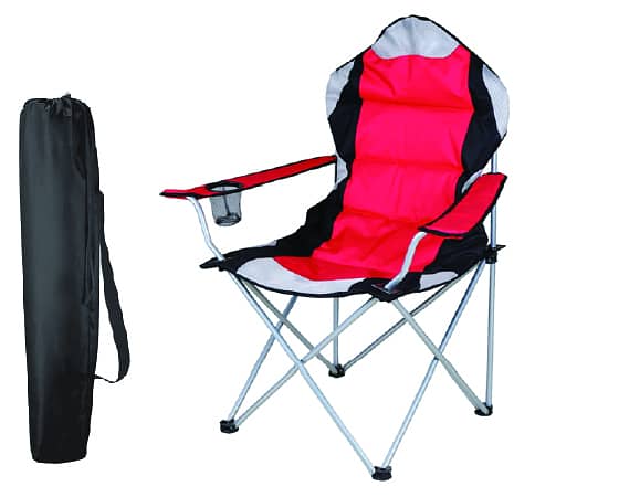 Brand New Padded Curved Back Folding Chair 0