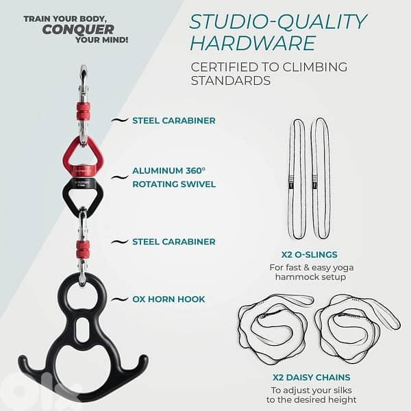 Premium Ariel Yoga Hammock 10m 1