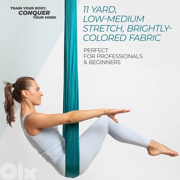 Premium Ariel Yoga Hammock 10m 7