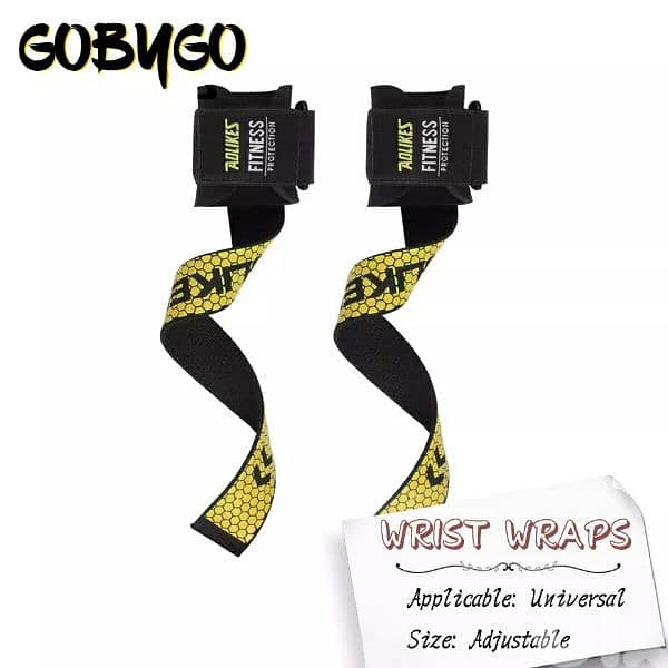 AOLIKES 1 Pair Wrist  Wraps For Weight Lifting 0