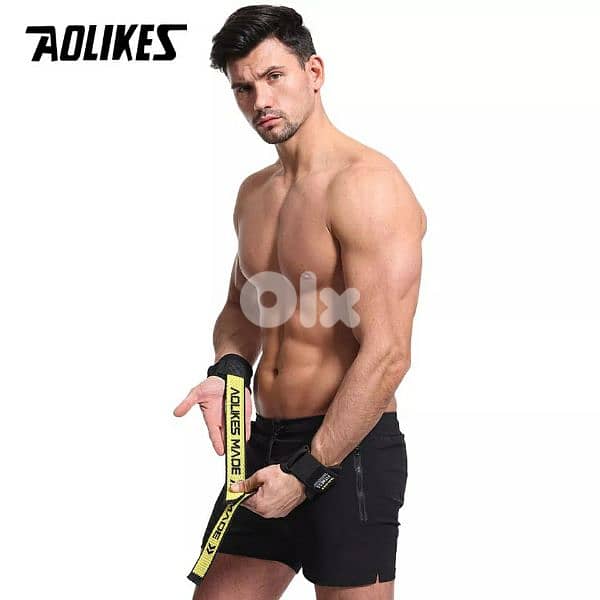 AOLIKES 1 Pair Wrist  Wraps For Weight Lifting 6