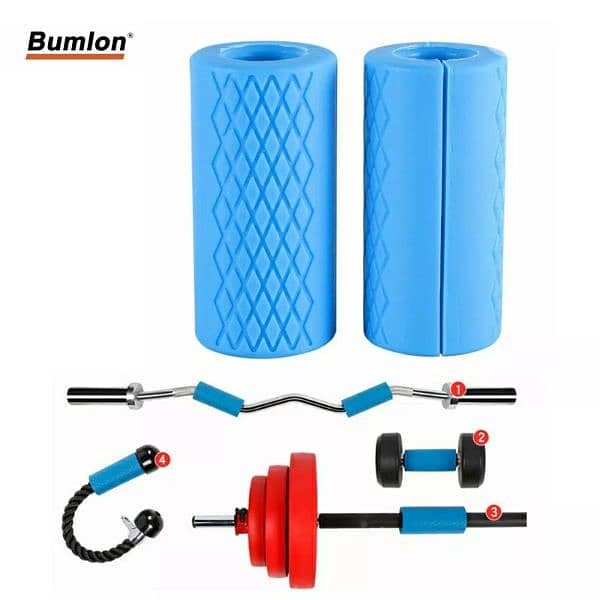 Silicone Barbell Grips 0