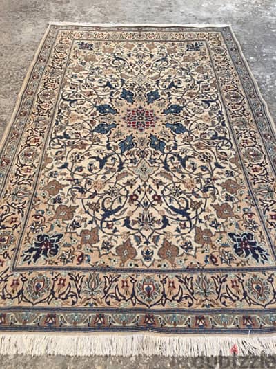 سجاد عجمي . شغل يدوي صوف  نايين 250/160. Persian Carpet. Hand made