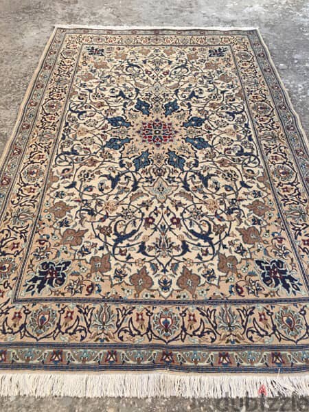 سجاد عجمي . شغل يدوي صوف  نايين 250/160. Persian Carpet. Hand made 0