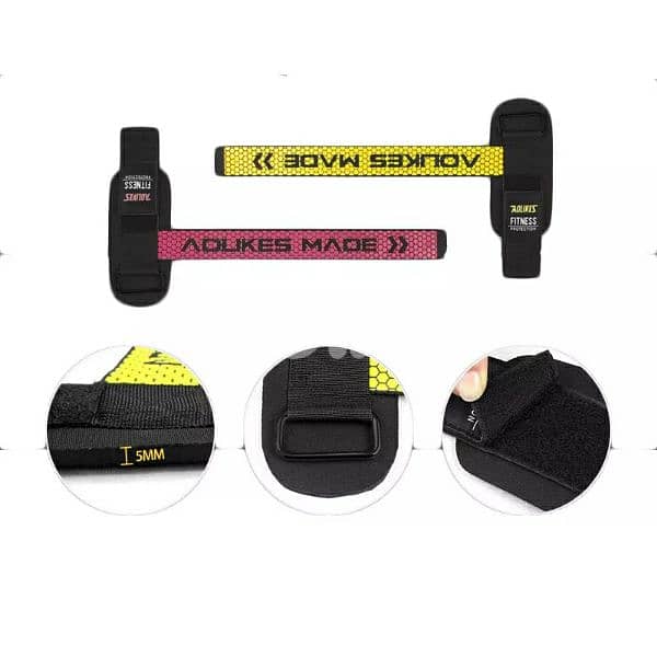 AOLIKES 1 Pair Wrist  Wraps For Weight Lifting 2