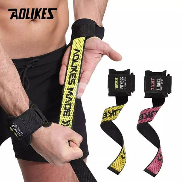 AOLIKES 1 Pair Wrist  Wraps For Weight Lifting 3