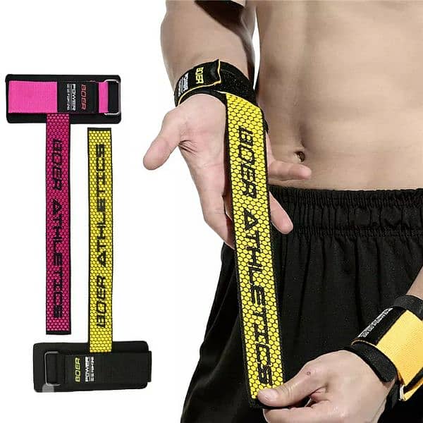 AOLIKES 1 Pair Wrist  Wraps For Weight Lifting 4