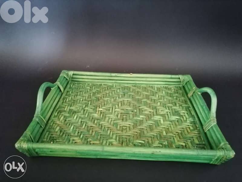 Bamboo tray set of 3 2