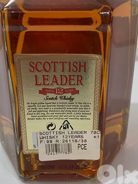 rare antique bottle of scotich leader 2