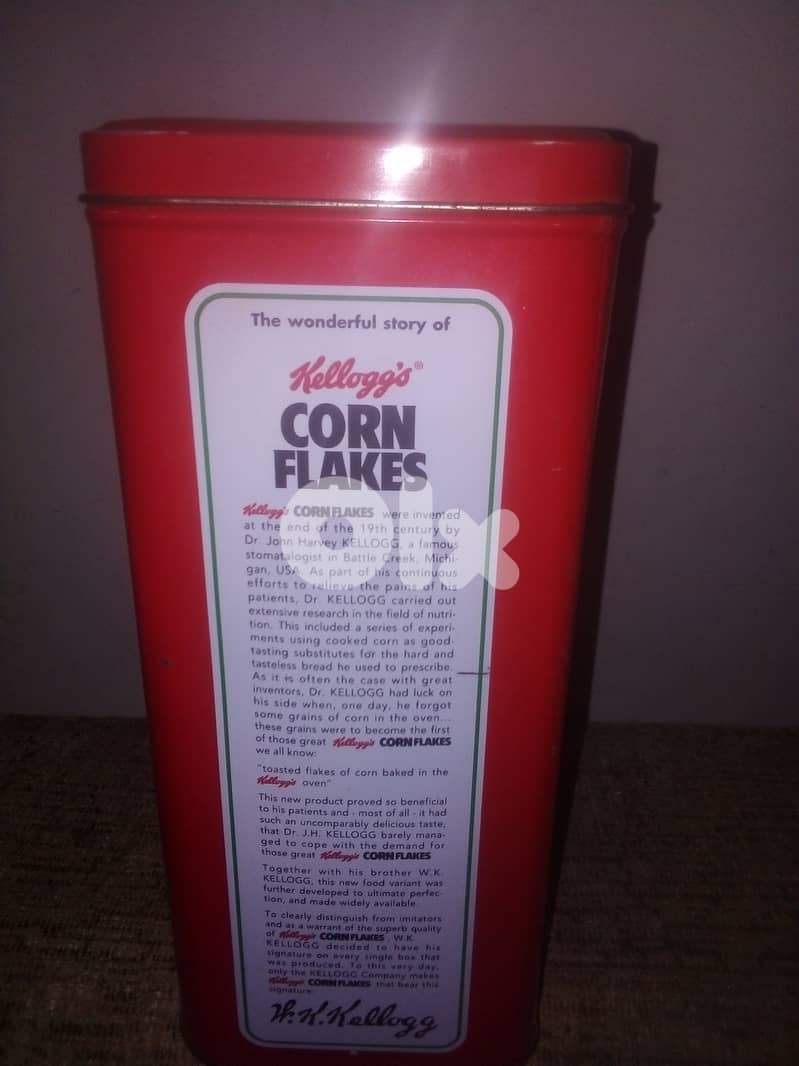 Vintage Kellogg's collectible tin box 1