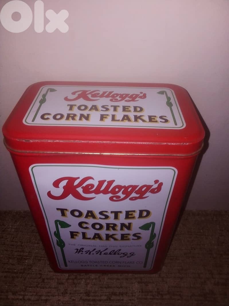 Vintage Kellogg's collectible tin box 3