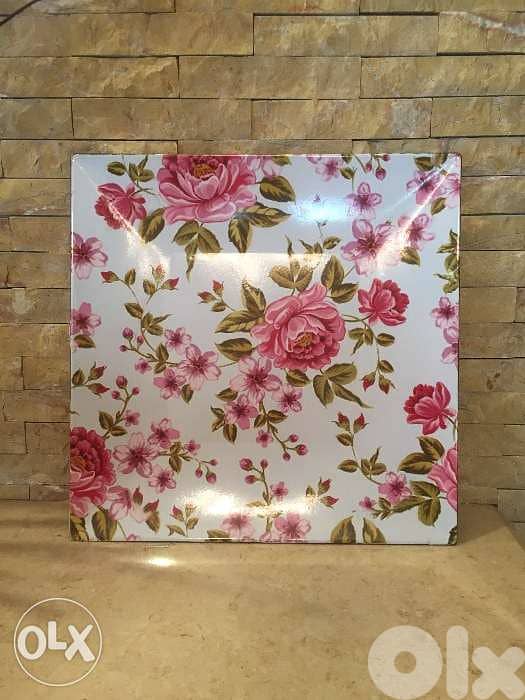 Plateau carré en melamine 0