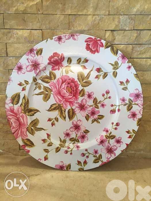 Plateau rond en melamine 0