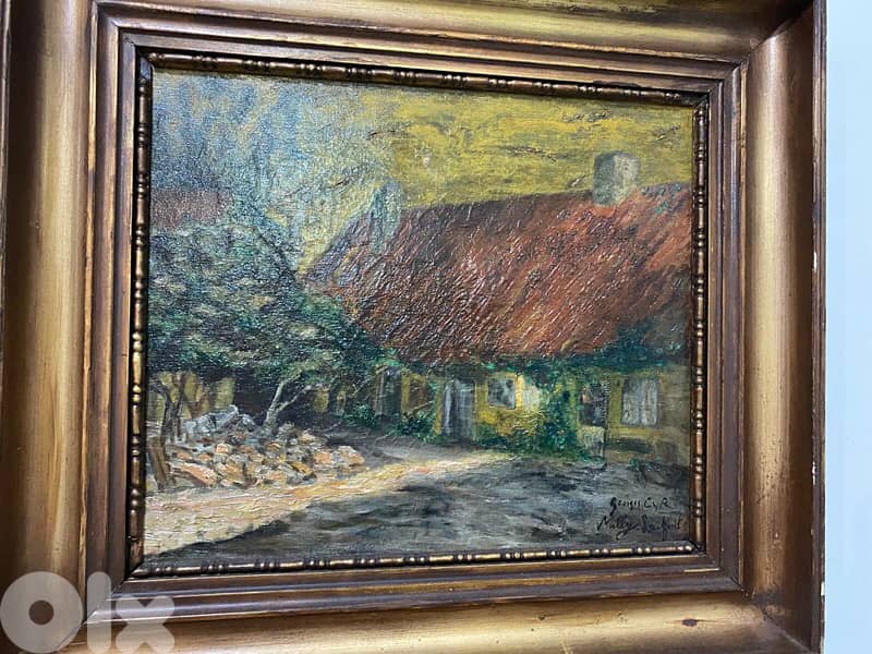 original George Cyr oil on canvas 2