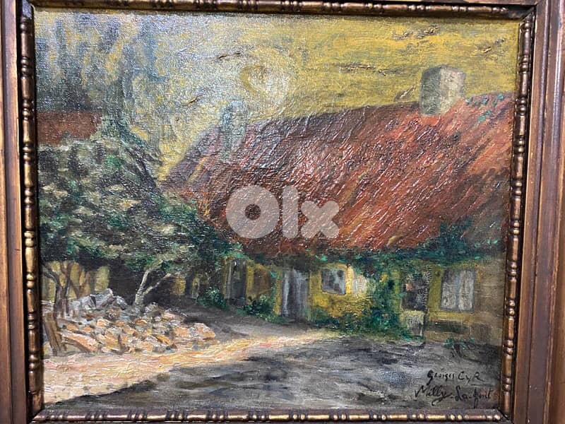 original George Cyr oil on canvas 3