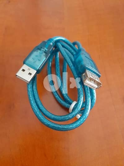 20 X USB blue male female cable 1 meter