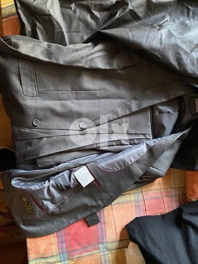 armani suite grey/black